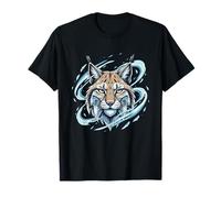 Mystic Ice Lynx Wildcat Winter Spirit Power Camiseta