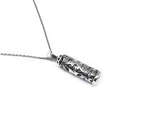 MYSTIC JEWELS by Dalia - 925 Plata de Ley - Mezuzá con Cadena de Plata (Modelo 4)