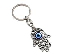 MYSTIC JEWELS By Dalia - Llavero Ojo Turco Mano de Fatima - Hamsa - Amuleto Buene Suerte - Good Luck Keychain - para Regalar