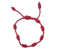 MYSTIC JEWELS By Dalia - Pulsera Kabbalah - cordón de hilo rojo - unisex - ajustable - protección de mal de ojo, buena suerte, good luck
