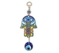 MYSTIC JEWELS - Diseño casa Hamsa de la Mano de Fatima con Ojo Turco para decoración de casa; energia Suerte y exito (Primavera)