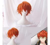 Mystic Messenger Cosplay Harajuku Peluca de pelo rizado 707 Yoosung Zen V Traje de pelo japonés Luciel Choi Zen Jumin Han Peluca unisex B