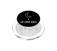 Mystic Moon Return We Came Back Arte de Nave Espacial Vintage PopSockets PopGrip para MagSafe