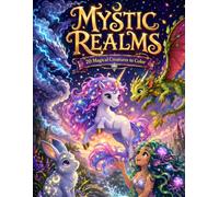 Mystic Realms: A Fantasy Coloring Book for Kids - 20 Unique Magical Creatures to Color for Ages 6-12