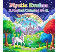 Mystic Realms:| A Magical | Coloring | Book |: Fantasy Coloring Adventure for Kids with Unicorns, Dragons, Fairies & Enchanted Worlds