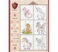 Mystic Realms: Fantasy Coloring Book: A Magical Coloring Journey for Kids and Adults Alike