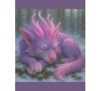 Mystic Slumber: Fantasy Creature Composition Notebook: 8.5 x 11" Lined Notebook Featuring a Dreamy Sleeping Mythical Animal - 100 Pages for Writing, Journaling, or Creative Magic
