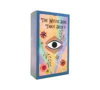 Mystic Soul Tarot 12 * 7cm 78 Uds. Cartas con guía: Colores Vibrantes en Toda la baraja, para elevar la energía del Lector The Mystic Soul Tarot Deck