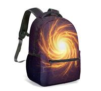 Mystic Sun Face Moon Phases Celestial - Mochila de 16 pulgadas, color blanco y negro, vintage, astrología, constelación, estrellas, cielo nocturno, mochila, 11, L, Casual