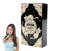 Mystic Tarot Deck, Kitten Divination Cards, Standard English Version