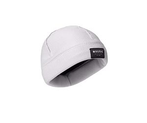 Mystic Watersports - Gorro de Neopreno para Surf, Kitesurf y Windsurf de 2mm - Blanco Roto - Flatlock Planas