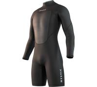 Mystic Watersports - Traje de Neopreno para Hombre, 3/2 mm de Largo, con Cremallera Trasera, Color Negro