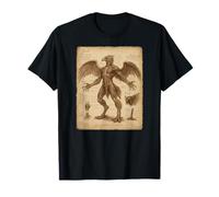 Mystical Anatomical Drawing Garuda Gothic Fantasy Art Camiseta