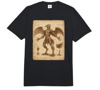 Mystical Anatomical Drawing Garuda Gothic Fantasy Art Comfort Colors Adult Heavyweight T-Shirt