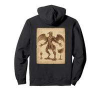 Mystical Anatomical Drawing Garuda Gothic Fantasy Art Sudadera con Capucha