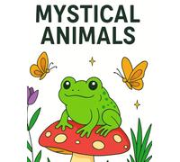 Mystical Animals: Simple and Cute Animal Coloring Book