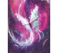 Mystical Butterfly Glow Notebook: 100 College Ruled Pages, 7.5 x 9.25 Notebook: A Magical Butterfly Notebook for Journaling, Creative Writing, and Daily Reflections