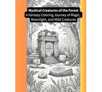 Mystical Creatures of the Forest: A Fantasy Coloring Journey of Magic, Moonlight, and Wild Creatures