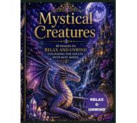 MYSTICAL CREATURES - Relax and Unwind: Colouring for Adults with Busy Minds: 40 Beautiful Mystical Creatures in Enchanting Fantasy Worlds | A Relaxing ... & Mindfulness (Colouring Books for Adults)
