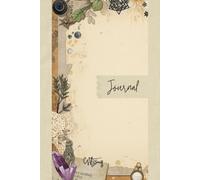 Mystical Crystal Junk Journal Pages - 6x9 Amethyst & Curiosities Scrapbooking Paper - Decorative Writing Sheets with Crystals, Herbs, Vintage Stamps & ... Aesthetic - Witchy Ephemera Stationery