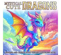 Mystical Cute Dragons Coloring Book: Legendary Creatures Coloring Pages featuring Magical Landscape Designs for All Ages for Creativity and Imagination