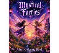 Mystical Faeries: An Adult Coloring Book filled with Magical Realms, Blooming Flowers, and Whimsical Creatures