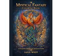 Mystical Fantasy Coloring Book for Adults: 52 Unique Intricate Illustrations of Mythical Women, Goddesses & Magic Creatures for Advanced & Professional Artists | Single-Sided 8.5x11