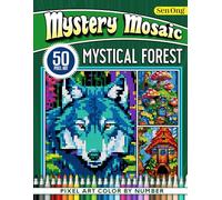 Mystical Forest Mystery Mosaics Color by Number: 50 Pixel Art Adventures for Relaxation and Creativity (Mystery Mosaic Color By Number Collection)
