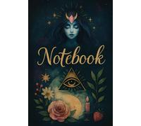 Mystical Lined Notebook - 96 Pages | Aesthetic Celestial Journal for Writing, School, Notes & Daily Planning: Cute with All-Seeing Eye & Floral Design | Soft Cover for Students, Teens & Adults