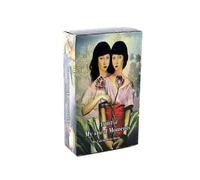 (Mystical Moments) Final Rose Tarot Deck Pocket Size High Quality Fortune Telling Game Divination Beginner Tarot Learning