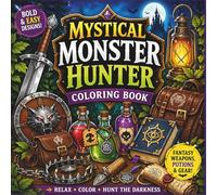 Mystical Monster Hunter Coloring Book: Bold & Easy Fantasy Weapons, Potions & Gear: Simple Large Print Designs for Stress Relief | Magical Tools, ... Items (K-Pop Love Coloring Book Series)