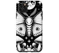 Mystical Moth Moon Stars Mushrooms Nature Gothic Mystical Carcasa para iPhone 11 Pro Max