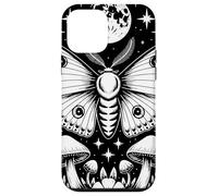 Mystical Moth Moon Stars Mushrooms Nature Gothic Mystical Carcasa para iPhone 12 mini