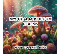 Mystical Mushroom Realms: A Surreal Coloring Book of Magical Fungi World| Perfect For Adults And Teens|8.5x8.5in| 68 Pages|