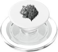 Mystical Tiger Castle Surrealista Fantasía Aventura PopSockets PopGrip para MagSafe