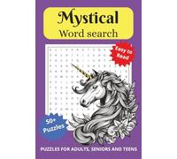 Mystical Word Search Puzzle Book: Word Searches with Easy to Read Print about Mystical, Fairy, Magic, and More | 6x9 inches, 110 pages | 50+ puzzles ... Gift for Vacations, Holidays, and Free Times