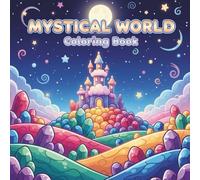 Mystical World Coloring Book for Adults Fantasy Creatures, Fairies, Enchanted Landscapes, and Magical Mushrooms for Stress Relief and Relaxation