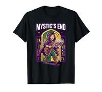 Mystics End Magical Realismo RPG Fantasía Libro Amante Gamer Rea Camiseta