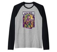 Mystics End Magical Realismo RPG Fantasía Libro Amante Gamer Rea Camiseta Manga Raglan