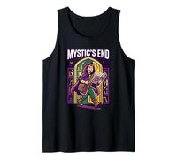 Mystics End Magical Realismo RPG Fantasía Libro Amante Gamer Rea Camiseta sin Mangas