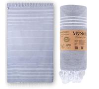 MyStilo® XXL Toalla de sauna - Toalla de baño grande y suave de 100 x 200 cm, secado rápido - Toalla de playa Premium, Toalla de playa para hombres, mujeres, yoga y fitness