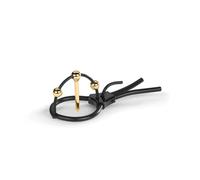 Mystim Plunging Pete Corona Strap Urethral Sound - 1 unidad, Negro, Pequeño