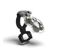 Mystim Public Enemy No. 3 - Cinturón de Chasity Elektrosex con Ball Stretcher