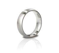 Mystim The Earl Round Cock Ring 55 mm Brushed Finish - 1 unidad