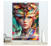 Mystische Frauen - Göttinnen der Metamorphose (hochwertiger Premium Wandkalender 2026 DIN A2 hoch), Kunstdruck in Hochglanz: Diese Göttinnen sind Hüterinnen der Metamorphose und der Weiblichkeit
