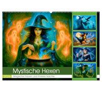 Mystische Hexen - Magische Frauen und finstere Nächte (Wandkalender 2026 DIN A2 quer), CALVENDO Monatskalender: Ein Kalender voller magischer Rituale ... Zaubermomente für Fantasyfans und Träumer.