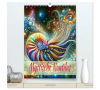 Mystische Nautilus (hochwertiger Premium Wandkalender 2026 DIN A2 hoch), Kunstdruck in Hochglanz: Ein Jahr voller Farben und Magie des lebendigen Fossils.
