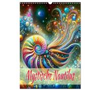 Mystische Nautilus (Wandkalender 2026 DIN A3 hoch), CALVENDO Monatskalender: Ein Jahr voller Farben und Magie des lebendigen Fossils.