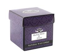 Mystix London | Mulled Wine & Clove - Scented Candle Large 29 est Aroma for Home, Kitchen, Living Room and Bathroom | Perfect as a Gift | Reusable Glass Jar