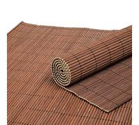 Mysummer 2 manteles Individuales para Mesa de Comedor, manteles Individuales de bambú, respetuosos con el Medio Ambiente, Aislamiento térmico y Resistentes a Las Manchas para Cocina (marrón Oscuro)